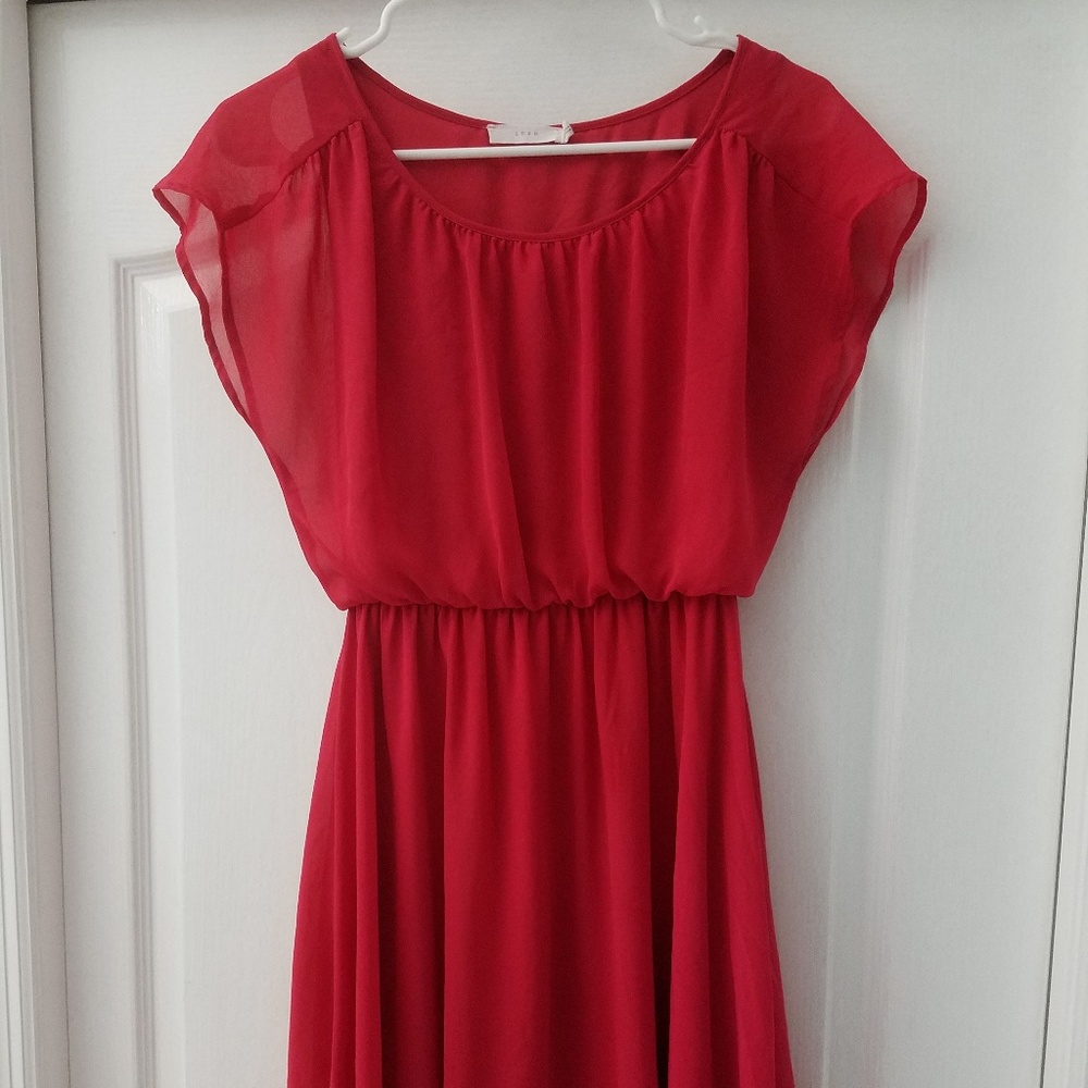 Flowy Red Dress